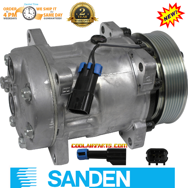 1990 - 2002 Chevy GMC Kodiak Topkick 89024932 New OEM A/C Compressor 4618 1520112 1521582 1521922 15814362 15956082 19130044